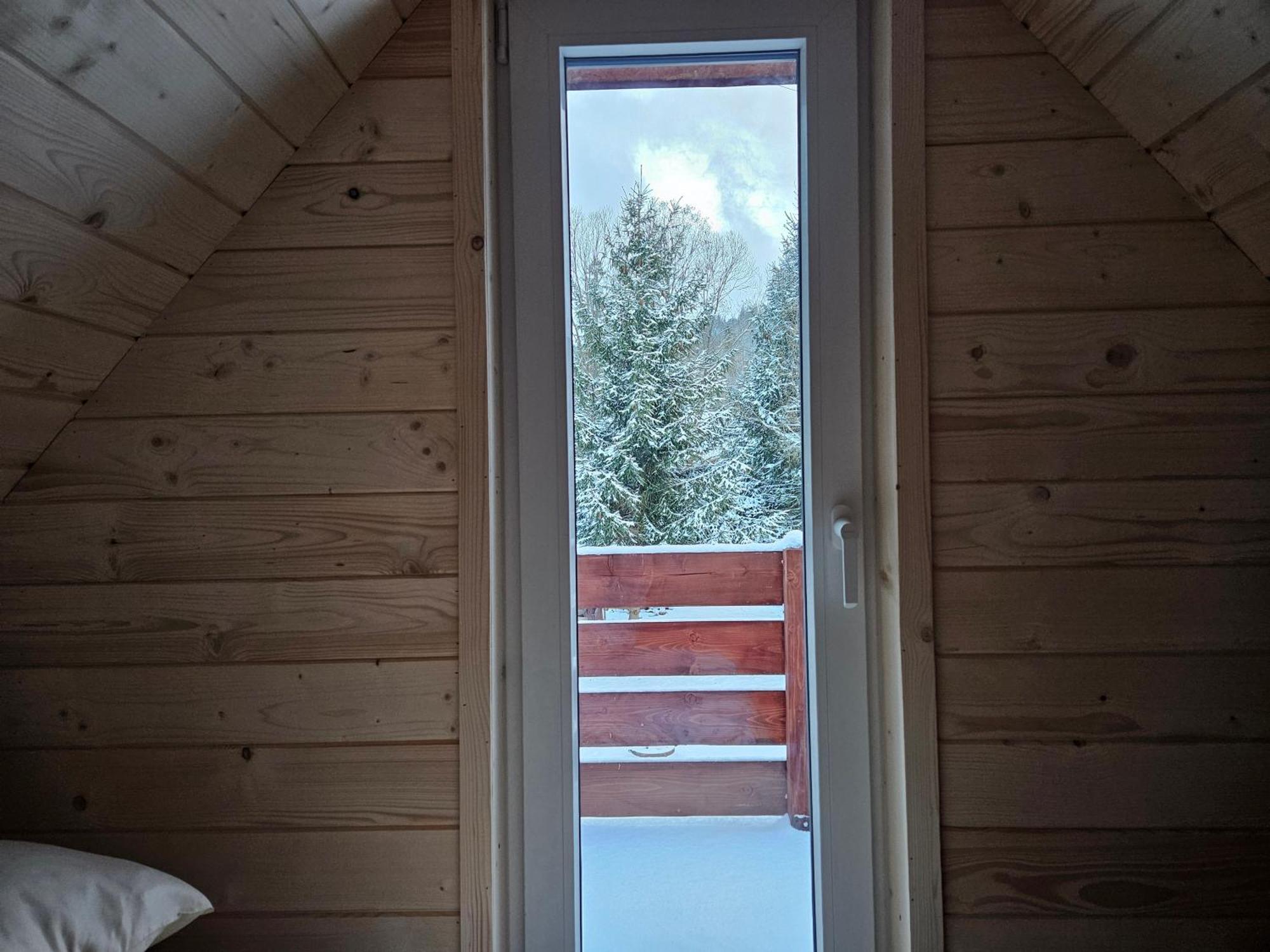 Domek Drewniany Szafran Witów Esterno foto